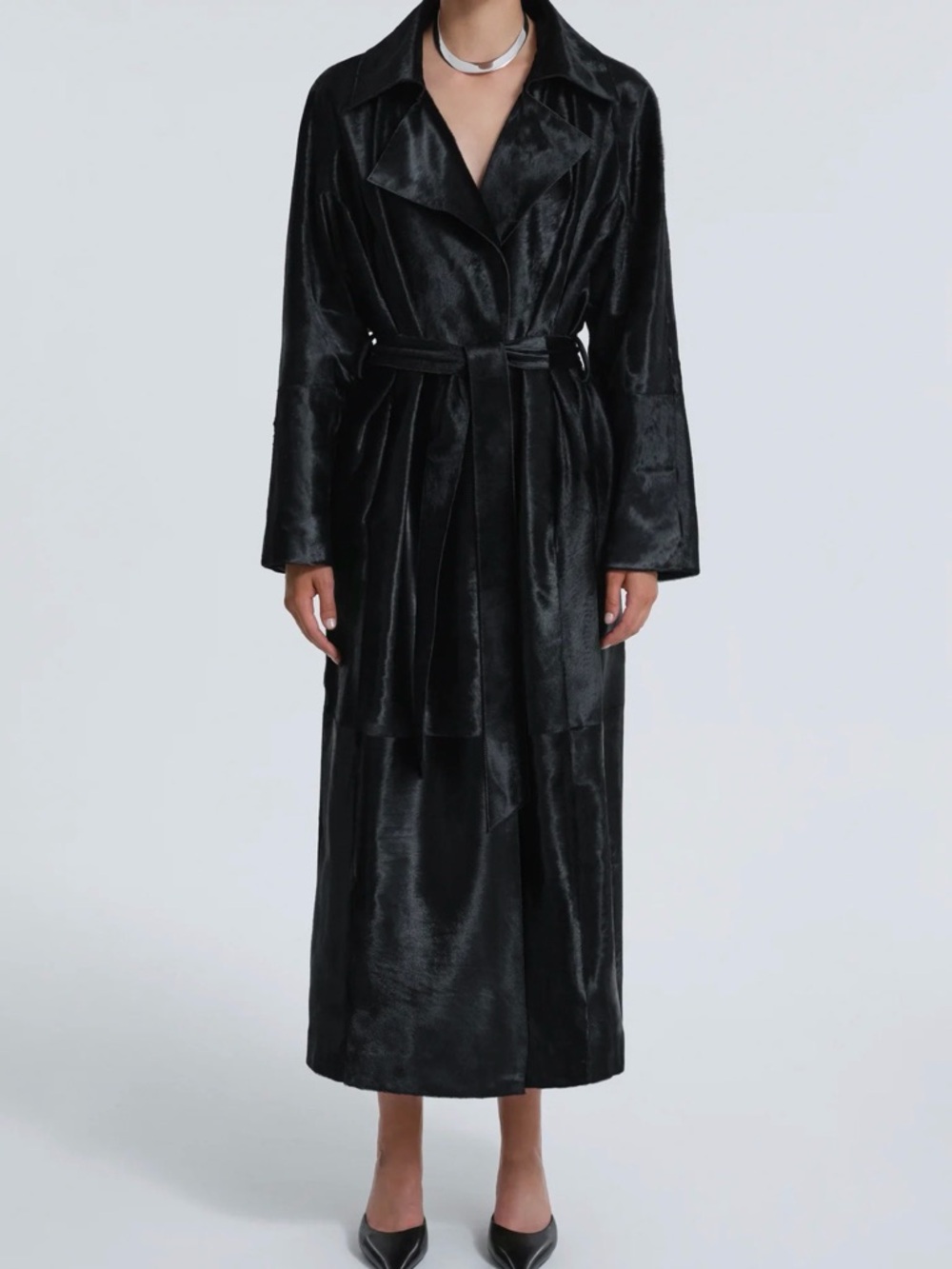 Althea Supple Ponyhair Coat Nour Hammour